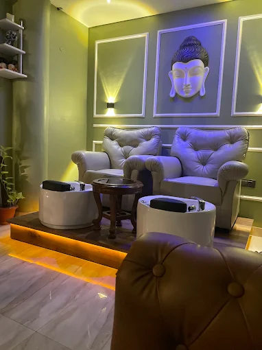 Luxury spa lounge